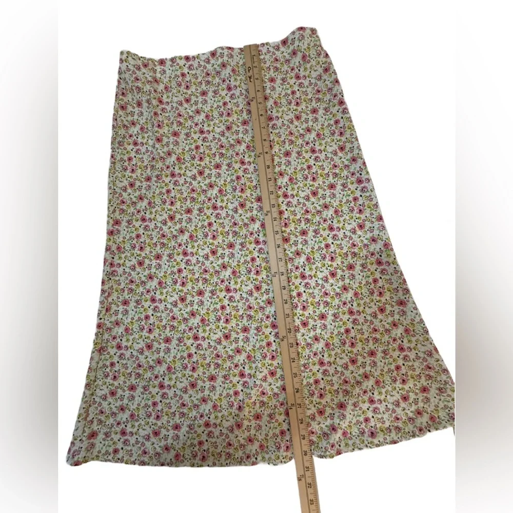 Maion d’ Amelie Floral Cream Skirt, Size 10
